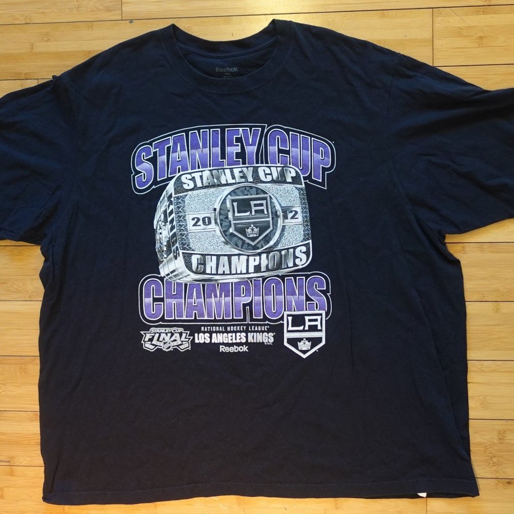 Reebok LA Kings Stanley Cup Champions 2012 Sz 4XL